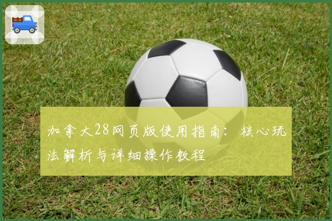 加拿大28网页版使用指南：核心玩法解析与详细操作教程